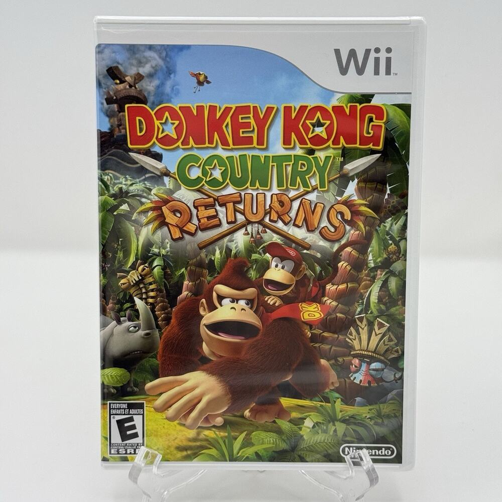 Donkey Kong Country Returns Nintendo Wii New Factory Sealed